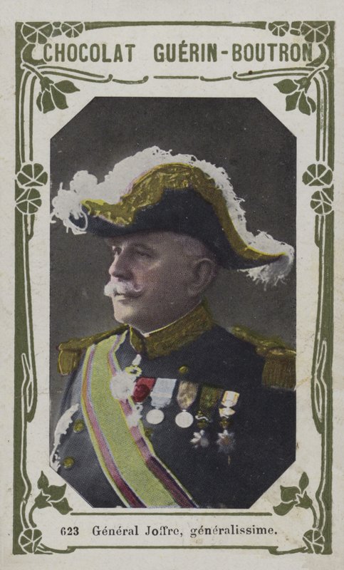 Generál Joffre, nejobecnější (barevná fotografie) od French School