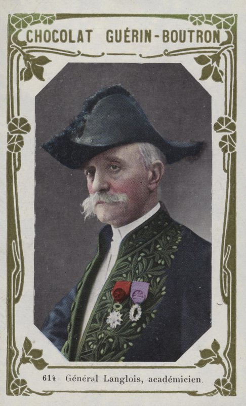 Generál Langlois, akademik (barevné foto) od French School