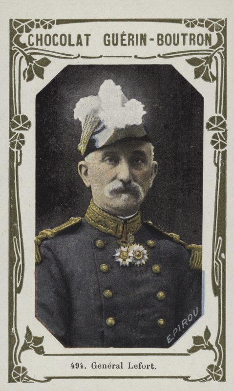 Generál Lefort (barevná fotografie) od French School