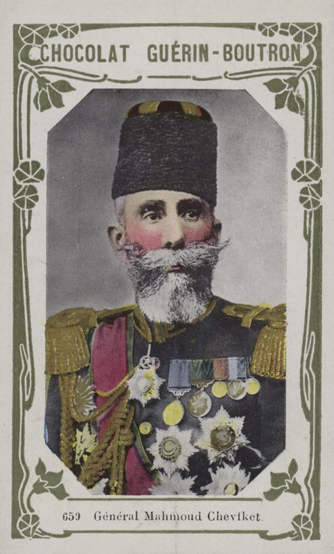 Generál Mahmoud Chevfket (barevná fotografie) od French School