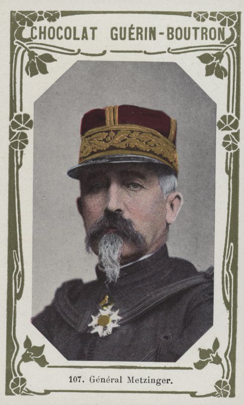 Generál Metzinger (barevná fotografie) od French School