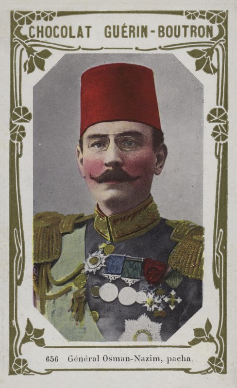 Generál Osman-Nazim, pacha (barevné foto) od French School