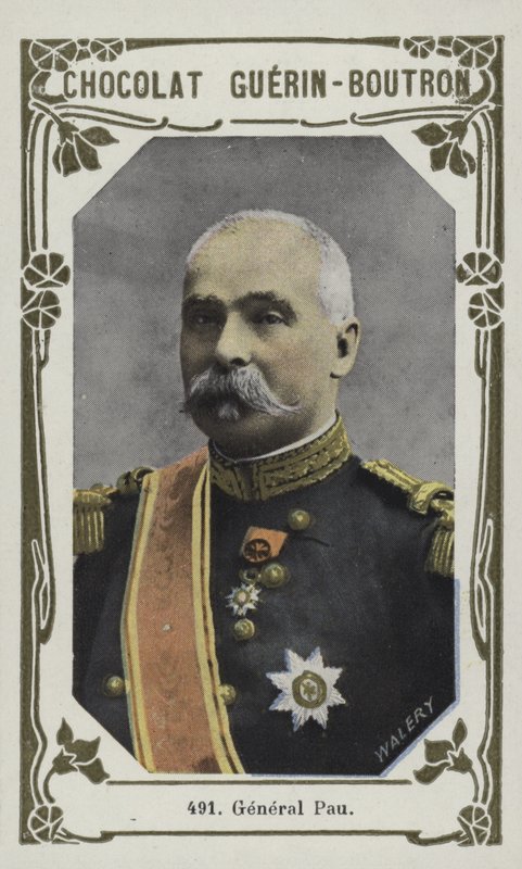 General Pau (barevná fotografie) od French School