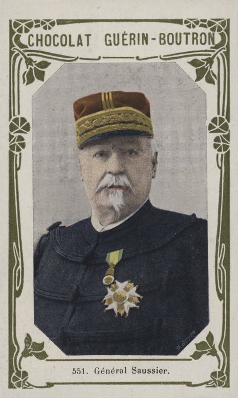 General Saussier (barevná fotografie) od French School