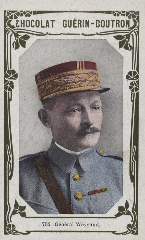 Generál Weygand (barevná fotografie) od French School