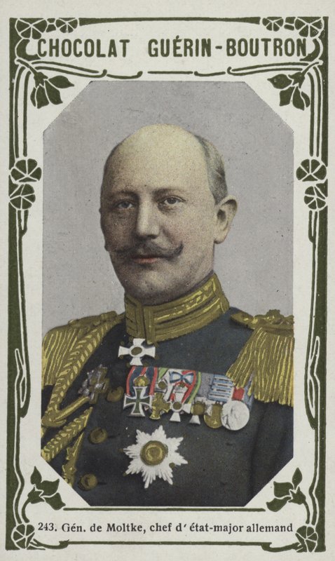 Generál de Moltke, německý náčelník štábu (barevné foto) od French School