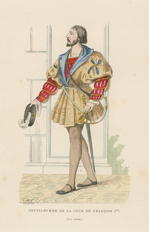 Gentleman dvora Františka I. Francouzského od French School
