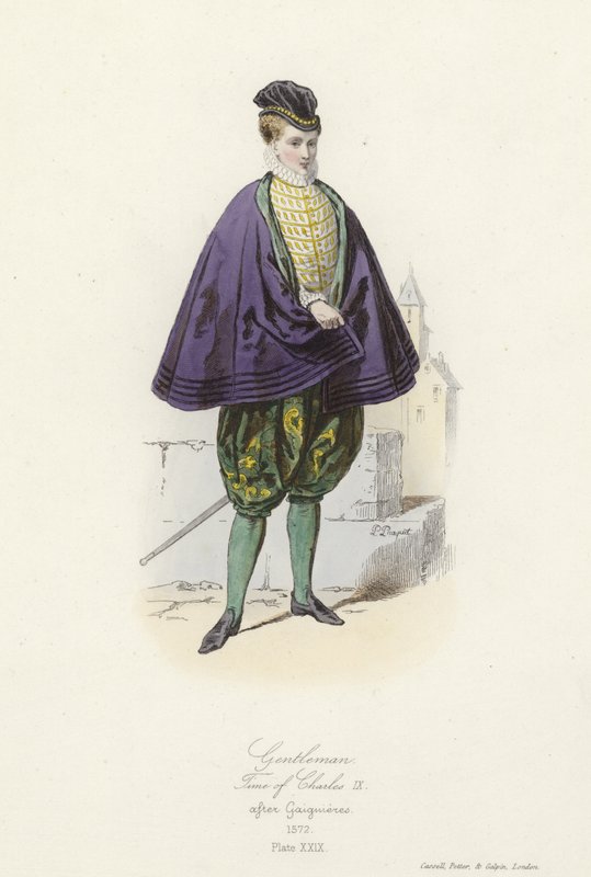 Gentleman doby francouzského Karla IX od French School