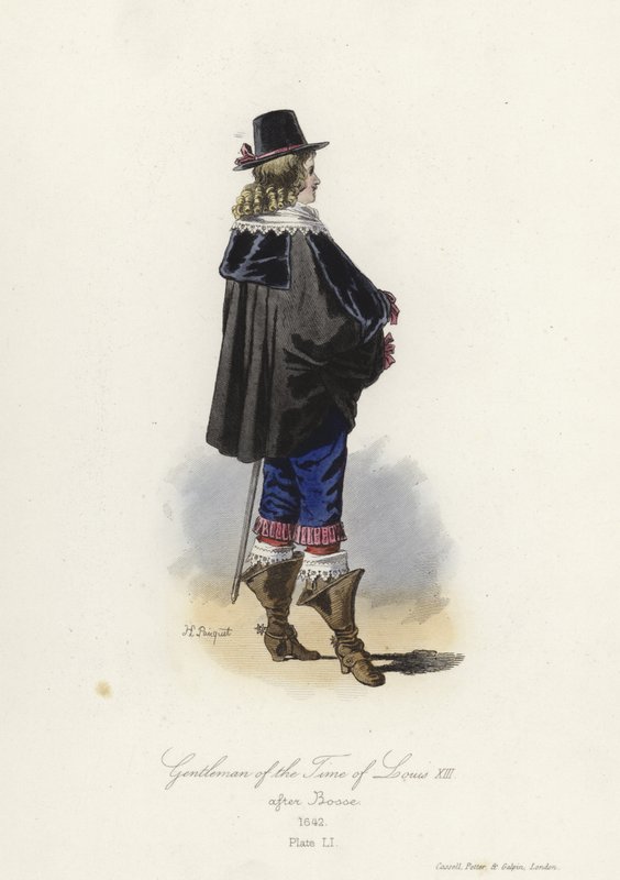Gentleman doby francouzského Ludvíka XIII od French School