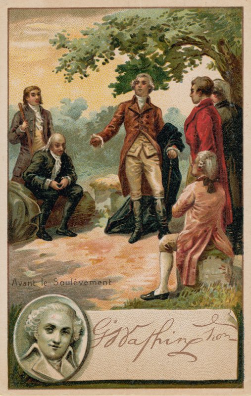 George Washington před americkou revolucí od French School