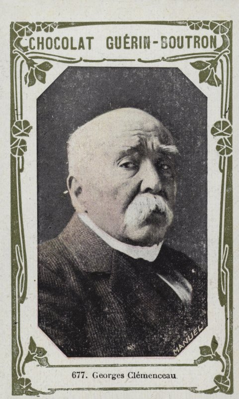 Georges Clemenceau (barevná fotografie) od French School