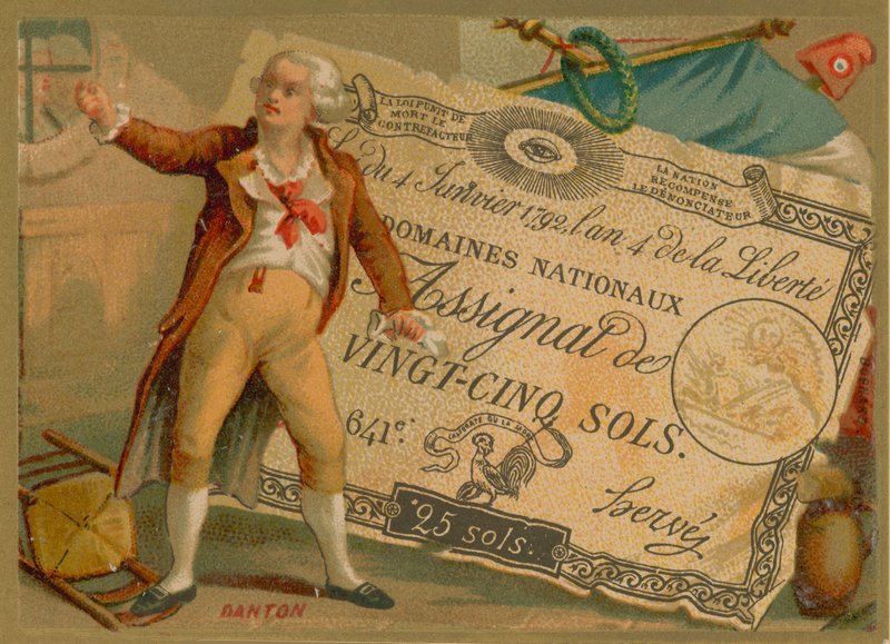 Georges Danton; Francouzský revoluční politik jakobínské strany od French School