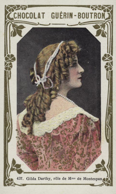 Gilda Darthy, role de Madame de Montespan (barevné foto) od French School