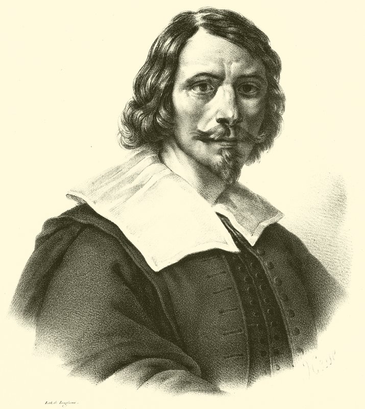 Giovanni Francesco Barbieri, známý jako Guercino nebo il Guercino, portrét od French School