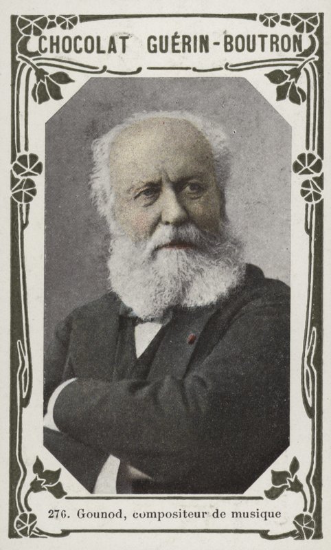 Gounod, hudební skladatel (barevná fotografie) od French School