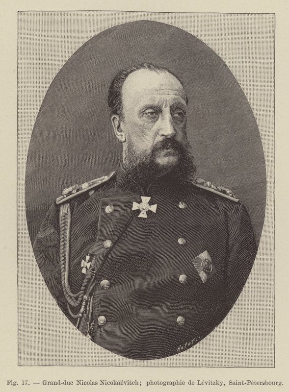 Grand-duc Nicolas Nicolaievitch (rytina) od French School