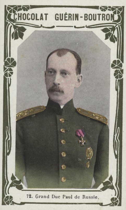 Ruský velkovévoda Paul (barevná fotografie) od French School