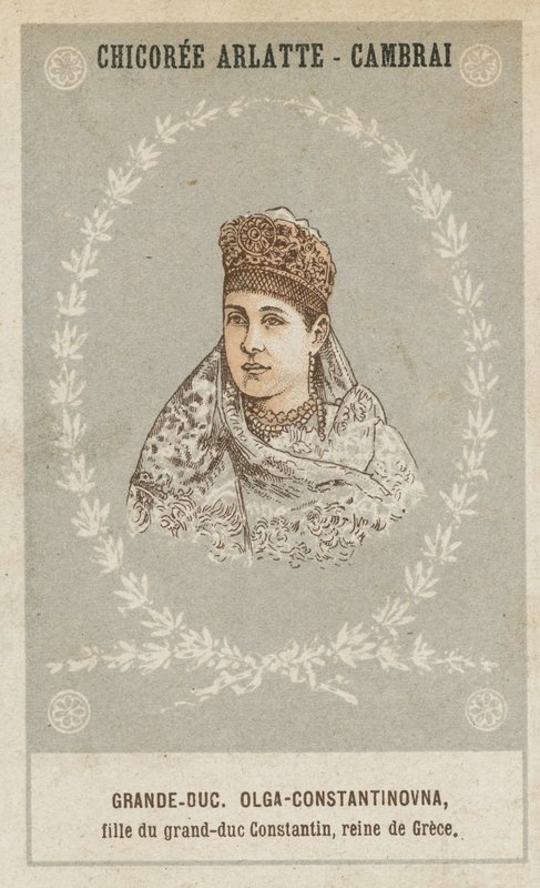 Velkovévoda, Olga-Constantinovna, dcera velkovévody Konstantina, královny Řecka od French School