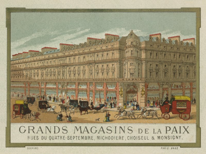 Grands Magasins de la Paix, Paříž od French School