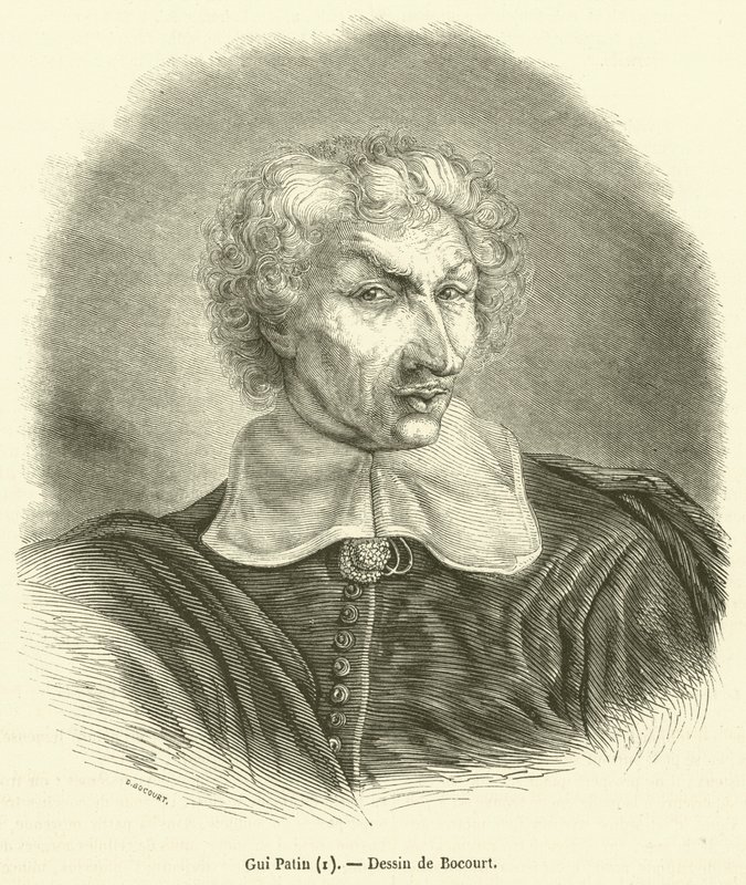 Gui Patin (rytina) od French School