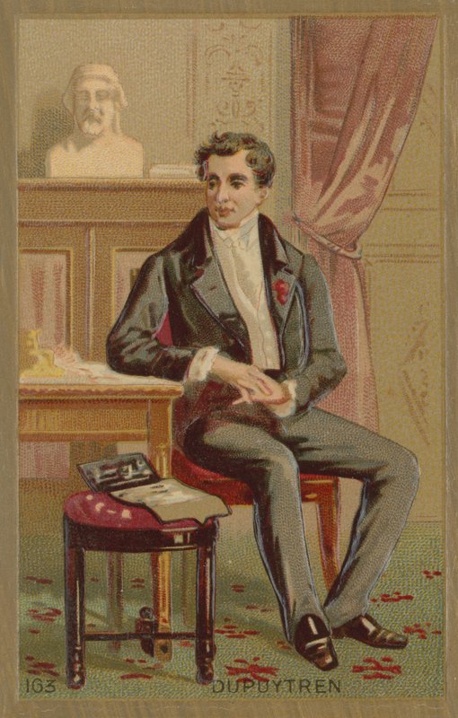 Guillaume Dupuytren , francouzský anatom a vojenský chirurg od French School