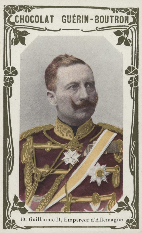Wilhelm II., německý císař (barevné foto) od French School