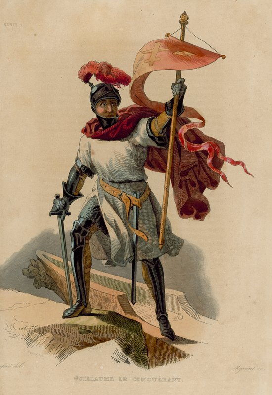 Guillaume le Conquerant (barevná rytina) od French School