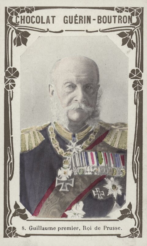Vilém I., král pruský (barevné foto) od French School