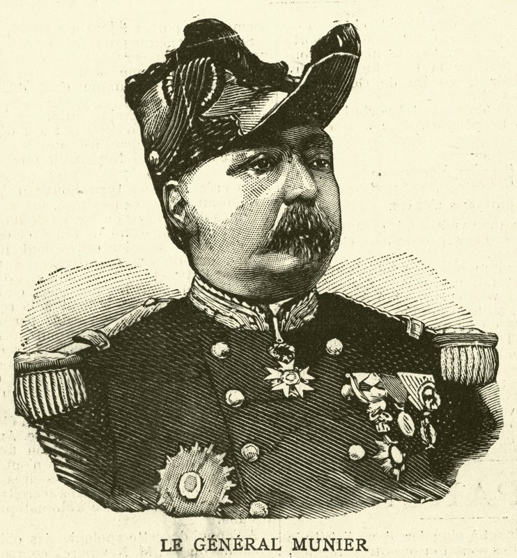 Gustave-Joseph Munier, francouzský generál (rytina) od French School