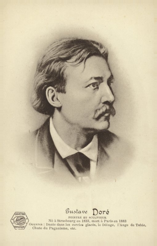 Gustave Dore, francouzský malíř a ilustrátor (litografie) od French School