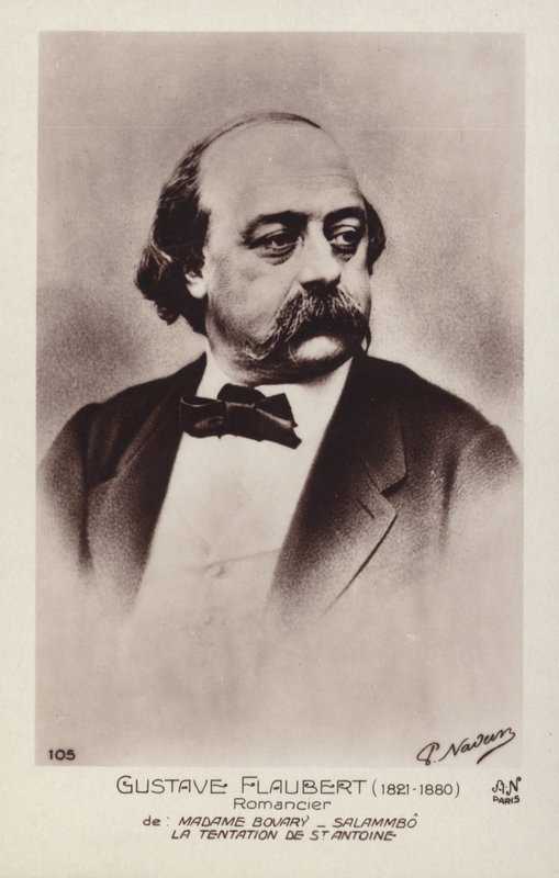 Gustave Flaubert (1820-1881), francouzský romanopisec od French School