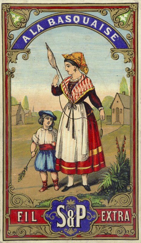 Cikánka s chlapcem od French School
