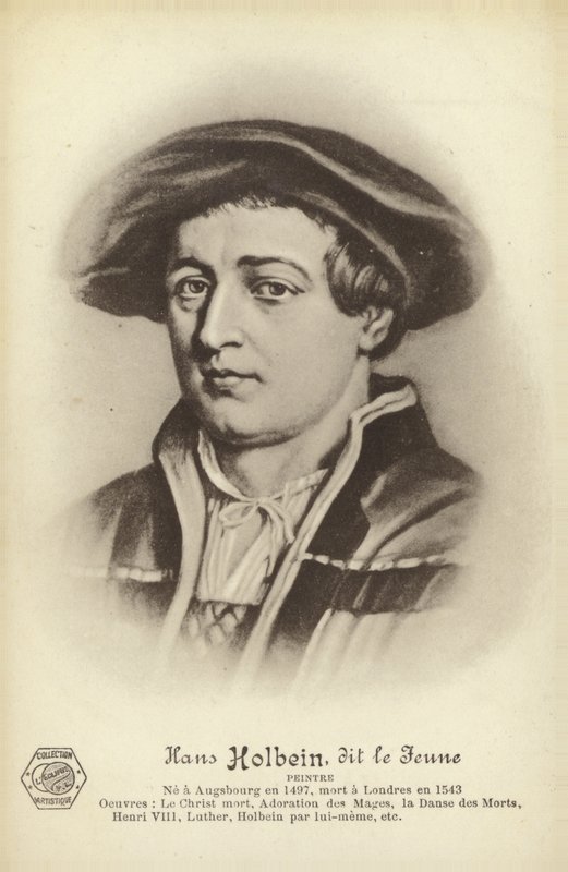 Hans Holbein mladší, německý malíř (litografie) od French School