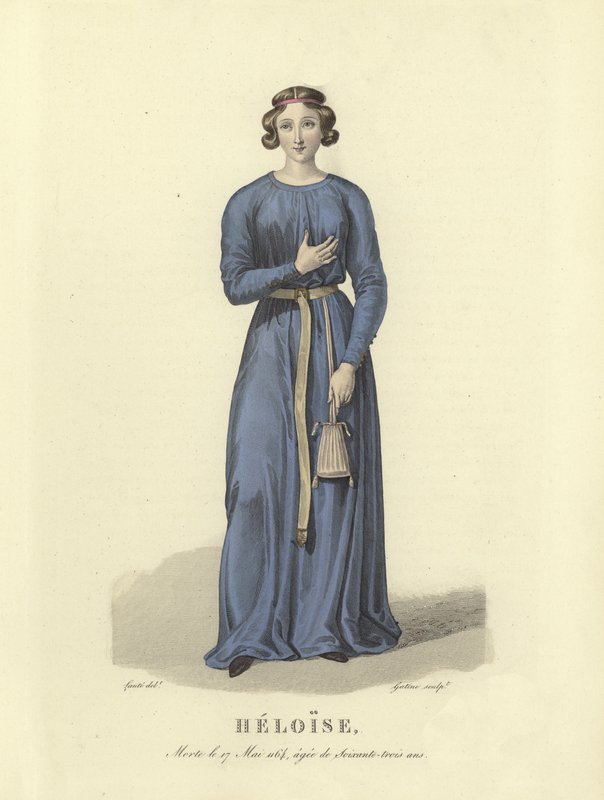 Heloise dArgenteuil, francouzská jeptiška, učenec a abatyše od French School
