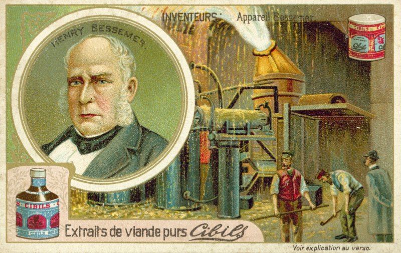 Henry Bessemer, vynálezce Bessemerova procesu od French School