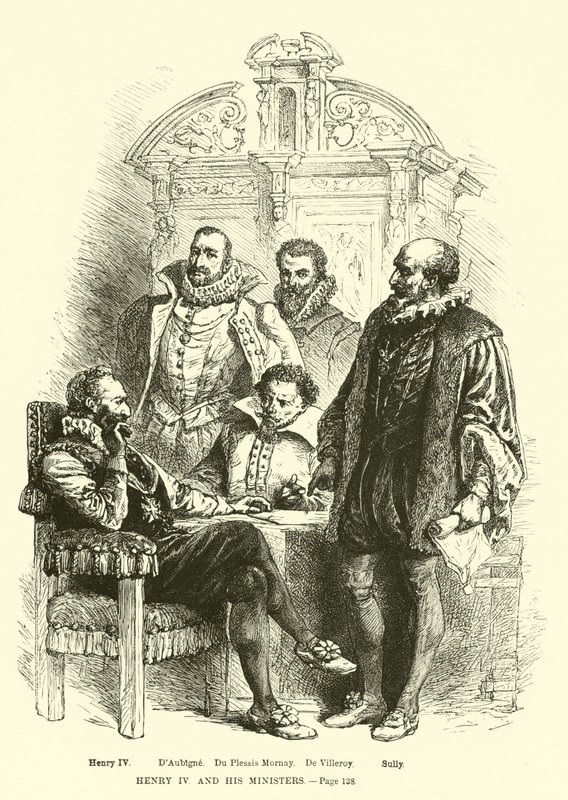 Jindřich IV. a jeho ministři od French School