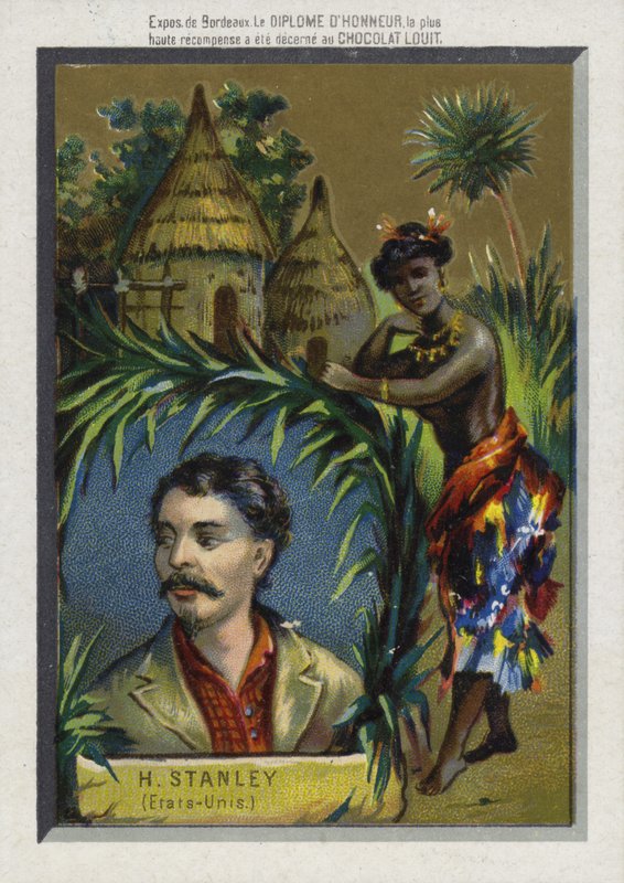Henry Morton Stanley, americký cestovatel narozený ve Walesu od French School
