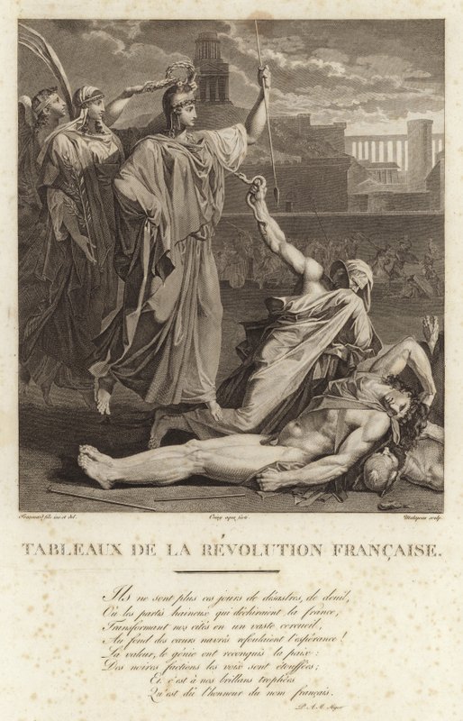 Historické obrazy francouzské revoluce od French School
