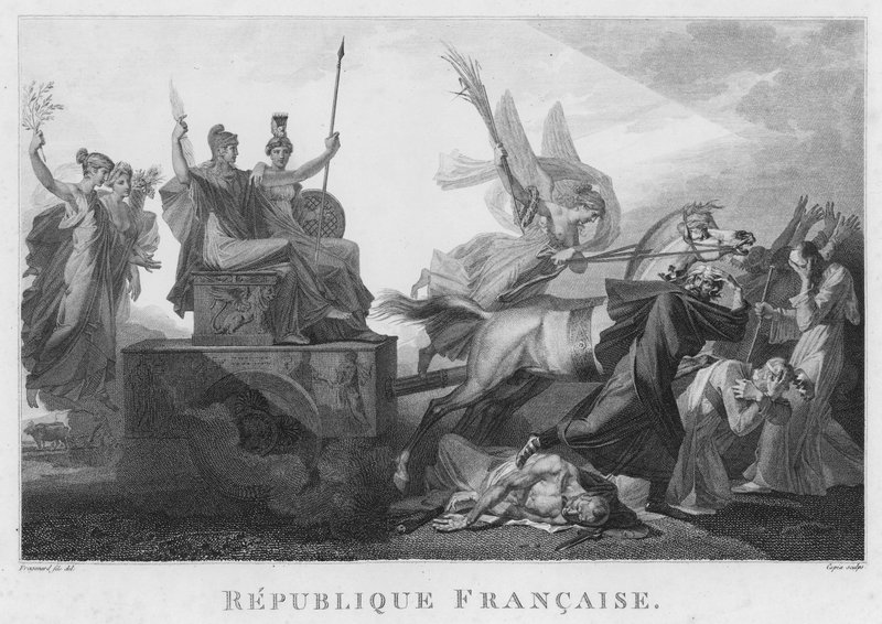 Historické obrazy francouzské revoluce od French School