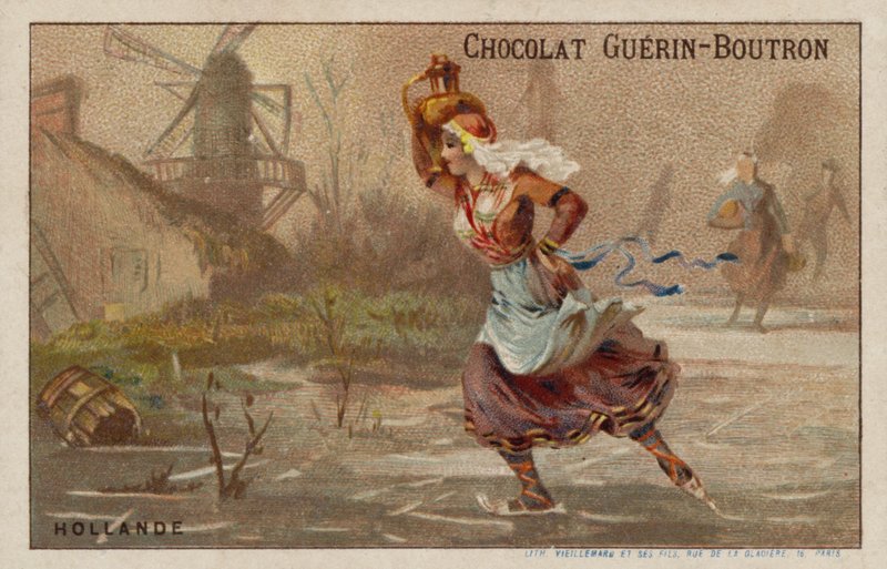 Holandsko (chromolitho) od French School