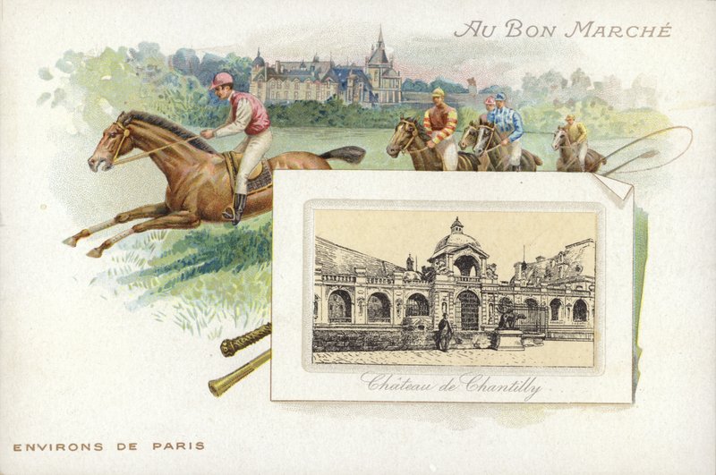 Dostihy poblíž Paříže, Chateau de Chantilly od French School