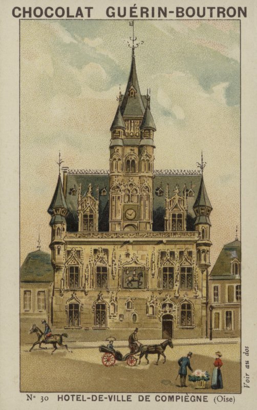 Radnice Compiegne, Oise od French School