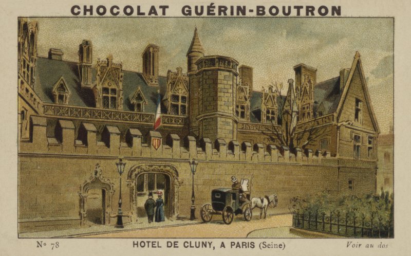 Hotel de Cluny, Paříž, Seina od French School