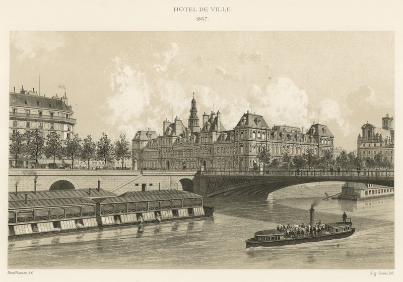 Radnice, 1867 od French School