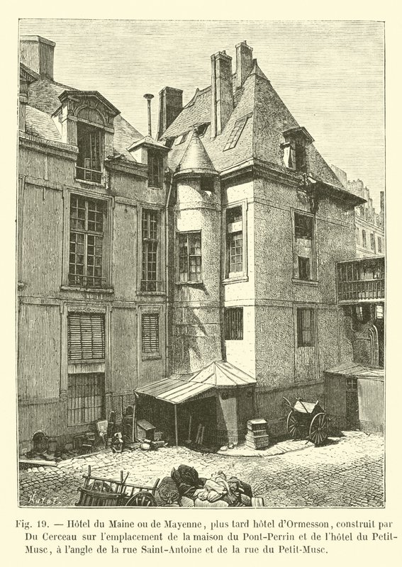 Hotel du Maine nebo de Mayenne, později Hotel d