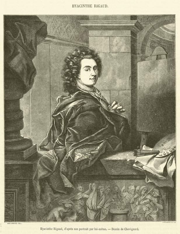 Hyacinthe Rigaud (rytina) od French School