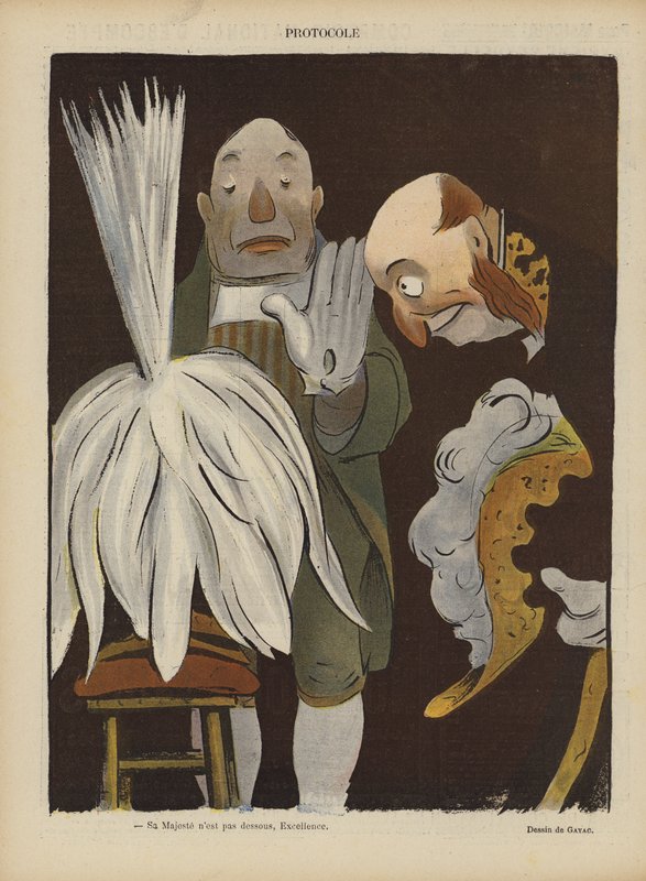 Ilustrace pro Le Rire (barevná litografie) od French School