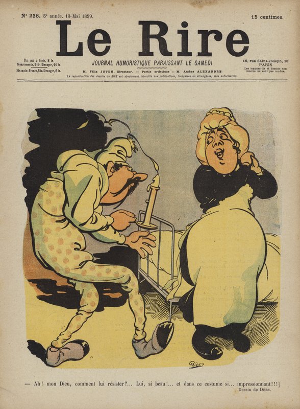 Ilustrace pro Le Rire od French School
