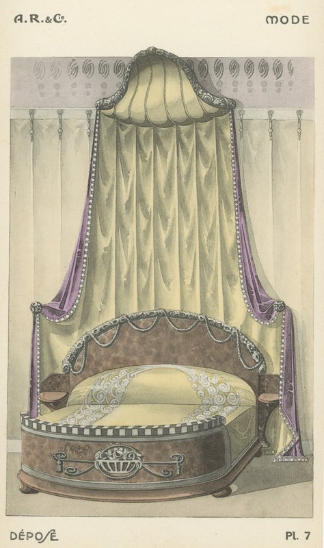 Ilustrace z produktového katalogu interiérového designu od A R & Cie, Francie od French School