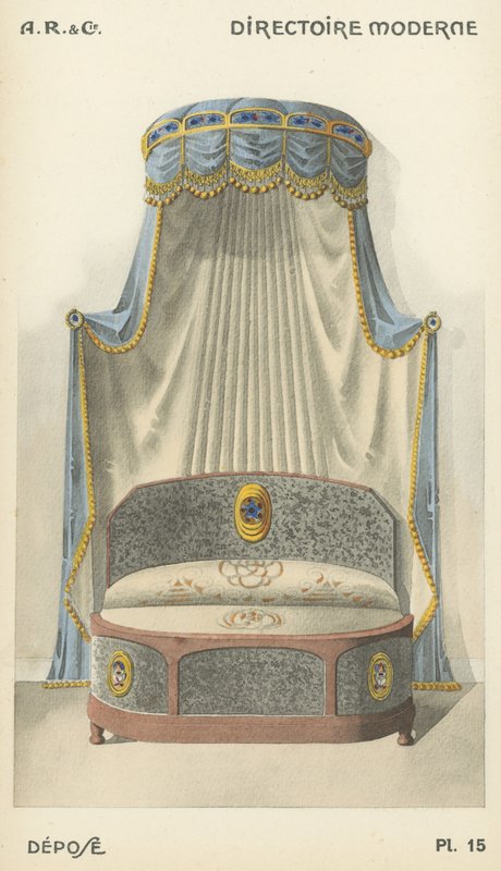 Ilustrace z produktového katalogu interiérového designu od A R & Cie, Francie od French School